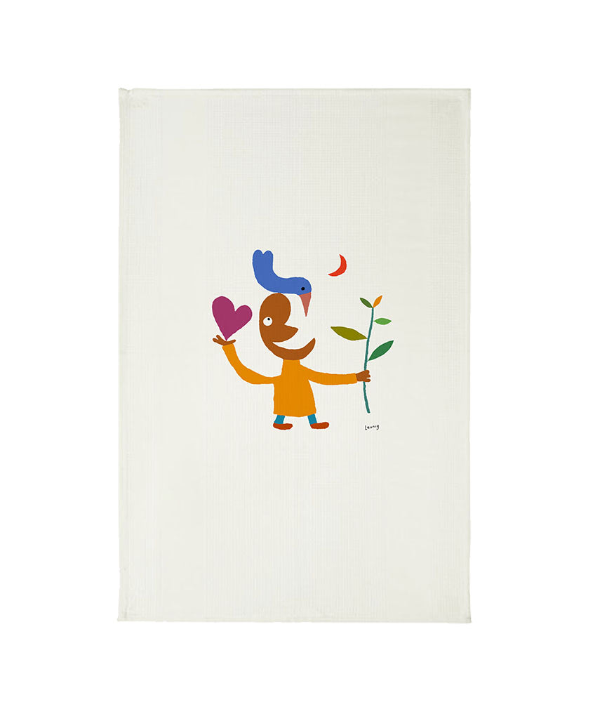 Get Well tea towel