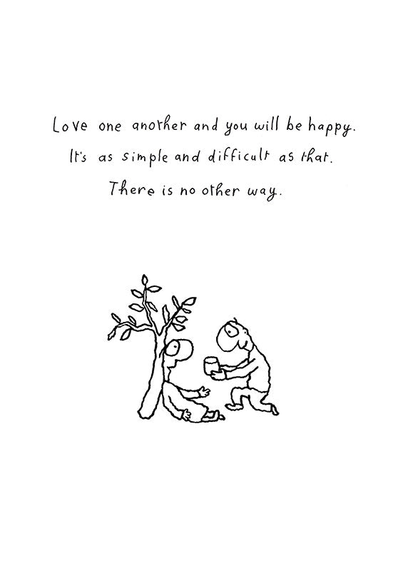 Love One Another (b&w)